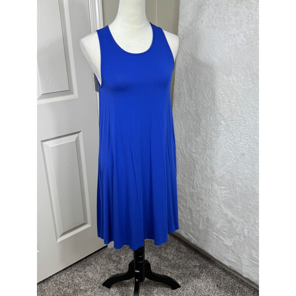 Old Navy Tank Dress Sleeveless‎ Casual Everyday Skatercore Swing Dress Blue Sz S